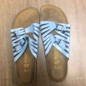 Light Blue Birkenstock Grenada sandals